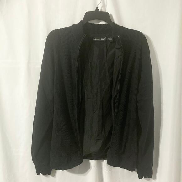 Scottish Winds Women's XL Black Hybrid Golfing Sweater - Picture 4 of 10